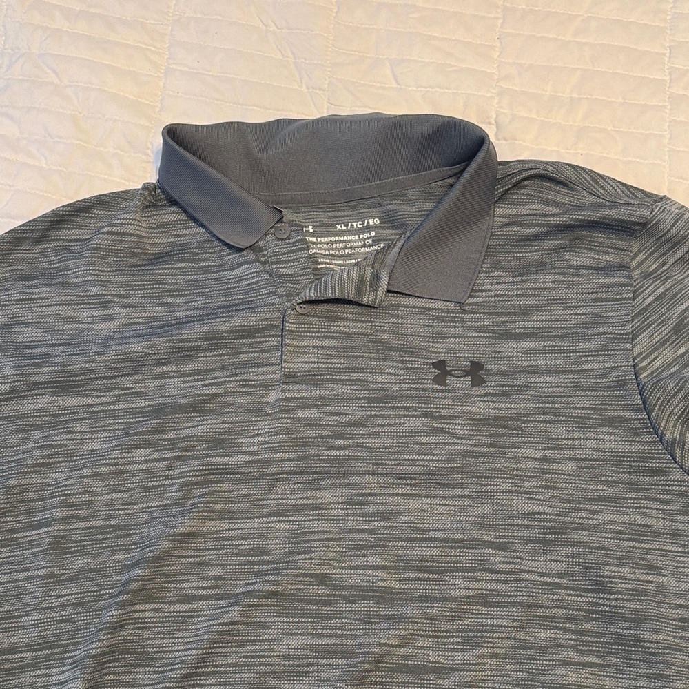 Under Armour Men's Charcoal Polo Shirt